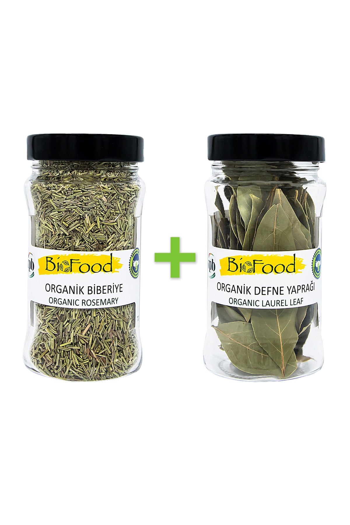 Biofood Organik Biberiye 70g + Biofood Organik Defne Yaprağı 10g