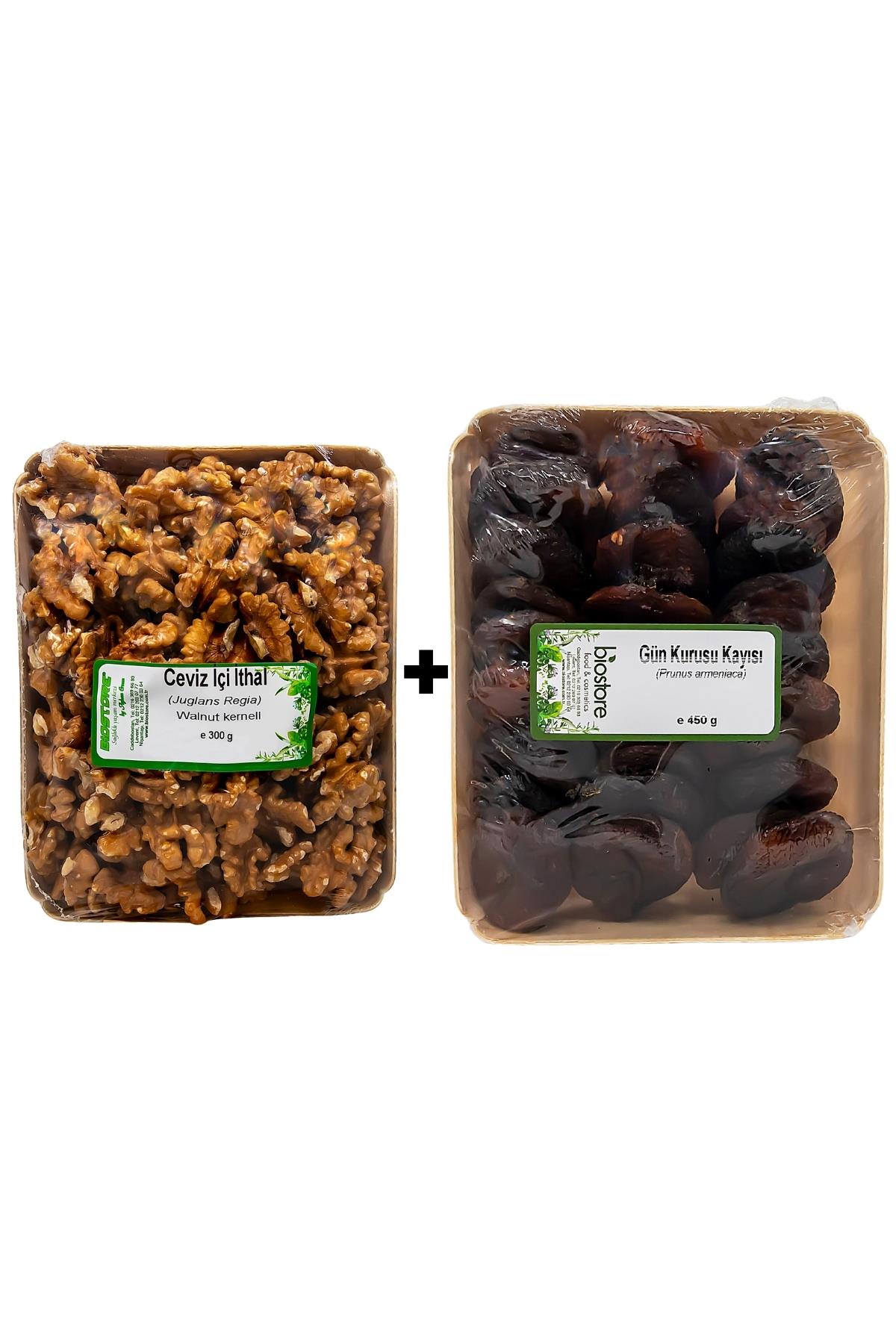 BioStore Cevizli gün (Ceviz İçi İthal 300g - Gün Kurusu 450g)