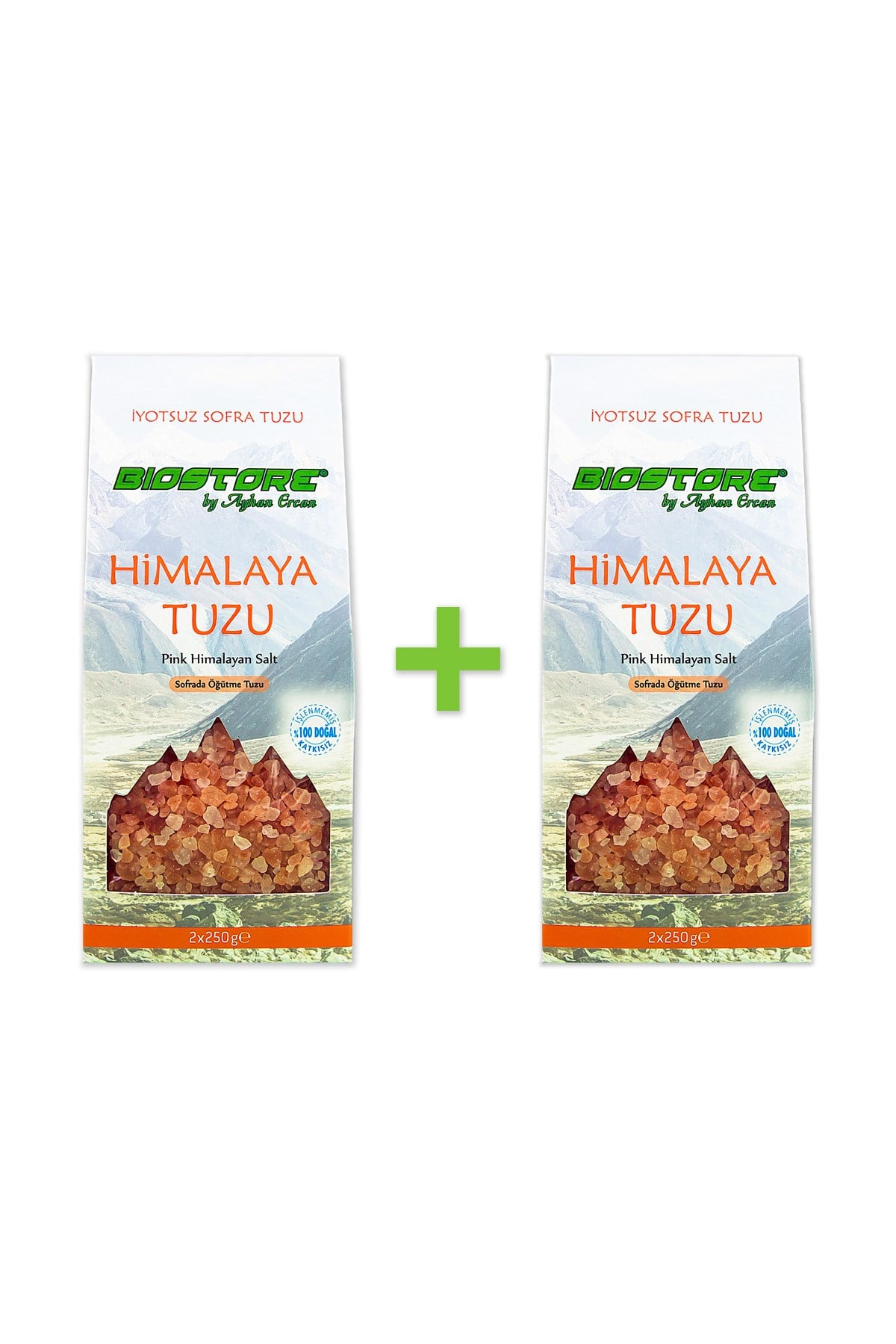 Biostore Himalaya Tuzu Sofrada Öğütme 500g x2