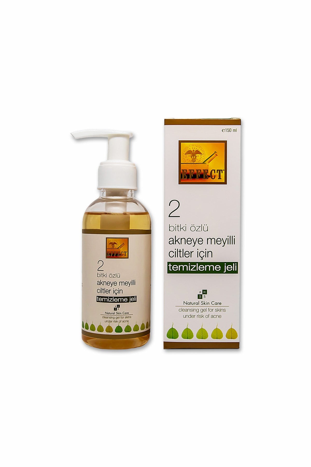 EFFECT Akneye Meyilli Ciltler İçin Temizleme Jeli (2 Bitki Özlü)150 ml