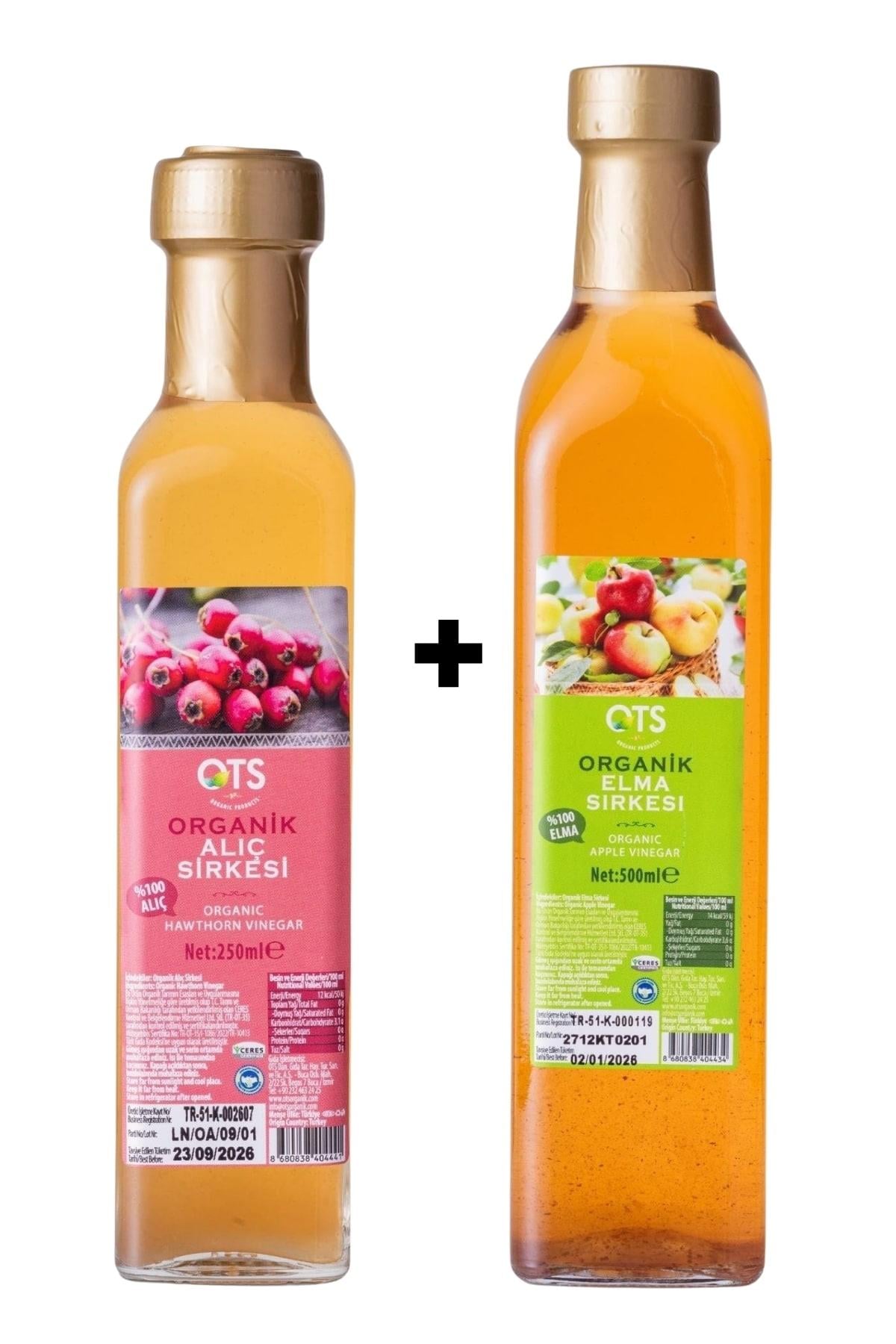 Organik Alıç Sirkesi 250 Ml + Organik Elma Sirkesi 500 Ml 