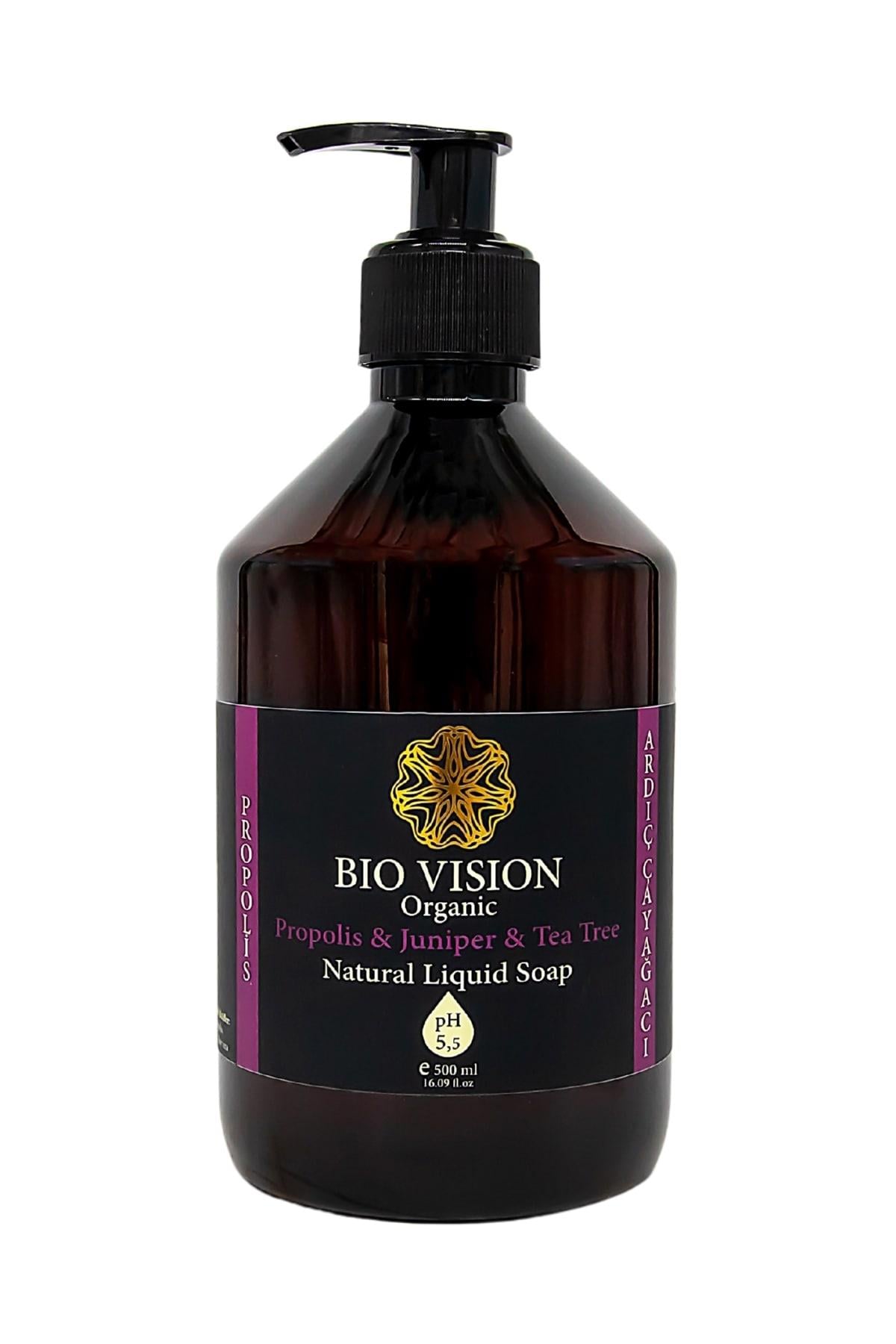 Organik Propolis, Ardıç ve Çay Ağacı Sıvı El Sabunu 500 ml