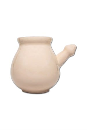 BIO STORE Seramik Nazal Pot Burun Temizleme Aparatı (Beyaz)