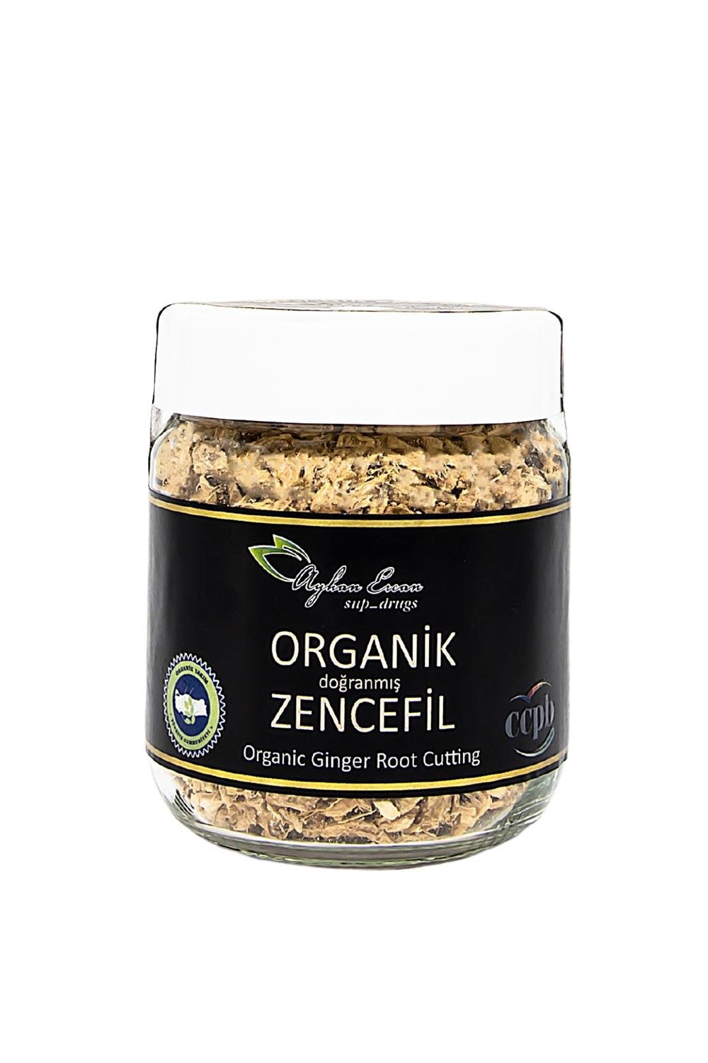 Doğranmış Organik Zencefil 60 G