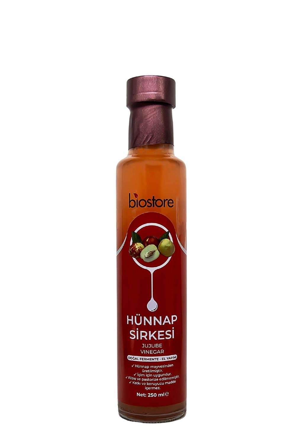 Hünnap Sirkesi 250 Ml