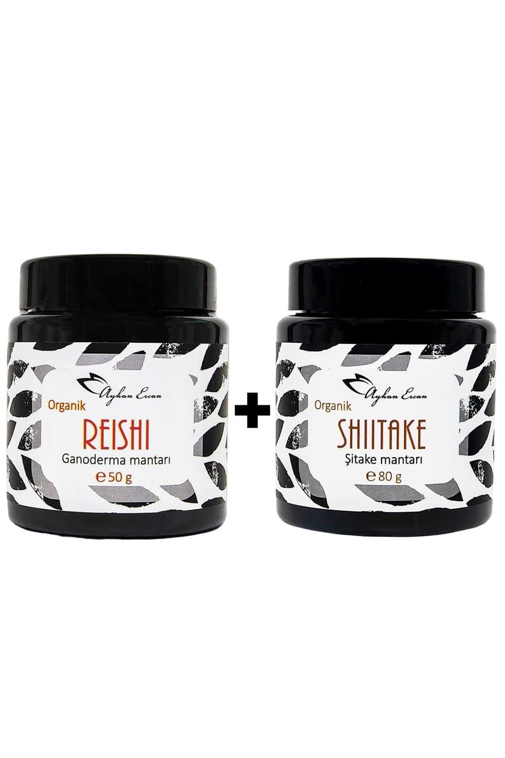 Organik Reishi Ganoderma Mantarı 50 G + Organik Shiitake Mantarı 80 G