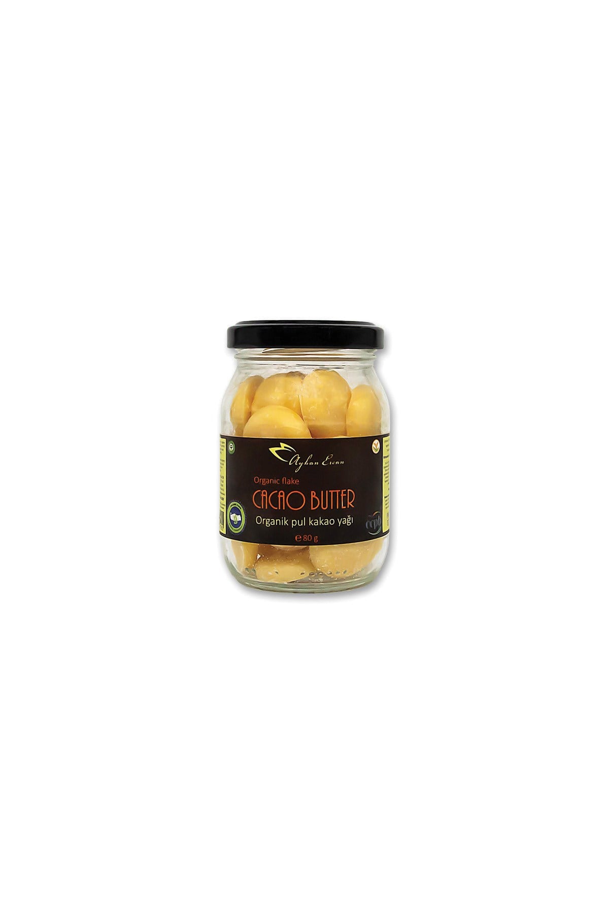 Ayhan Ercan Organik Cacao Butter Wafer Flake 80g