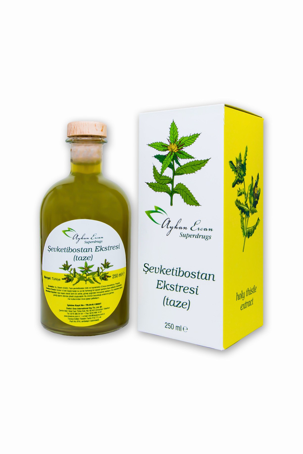 AYHAN ERCAN Superdrugs Şevketibostan Ekstresi 250ml