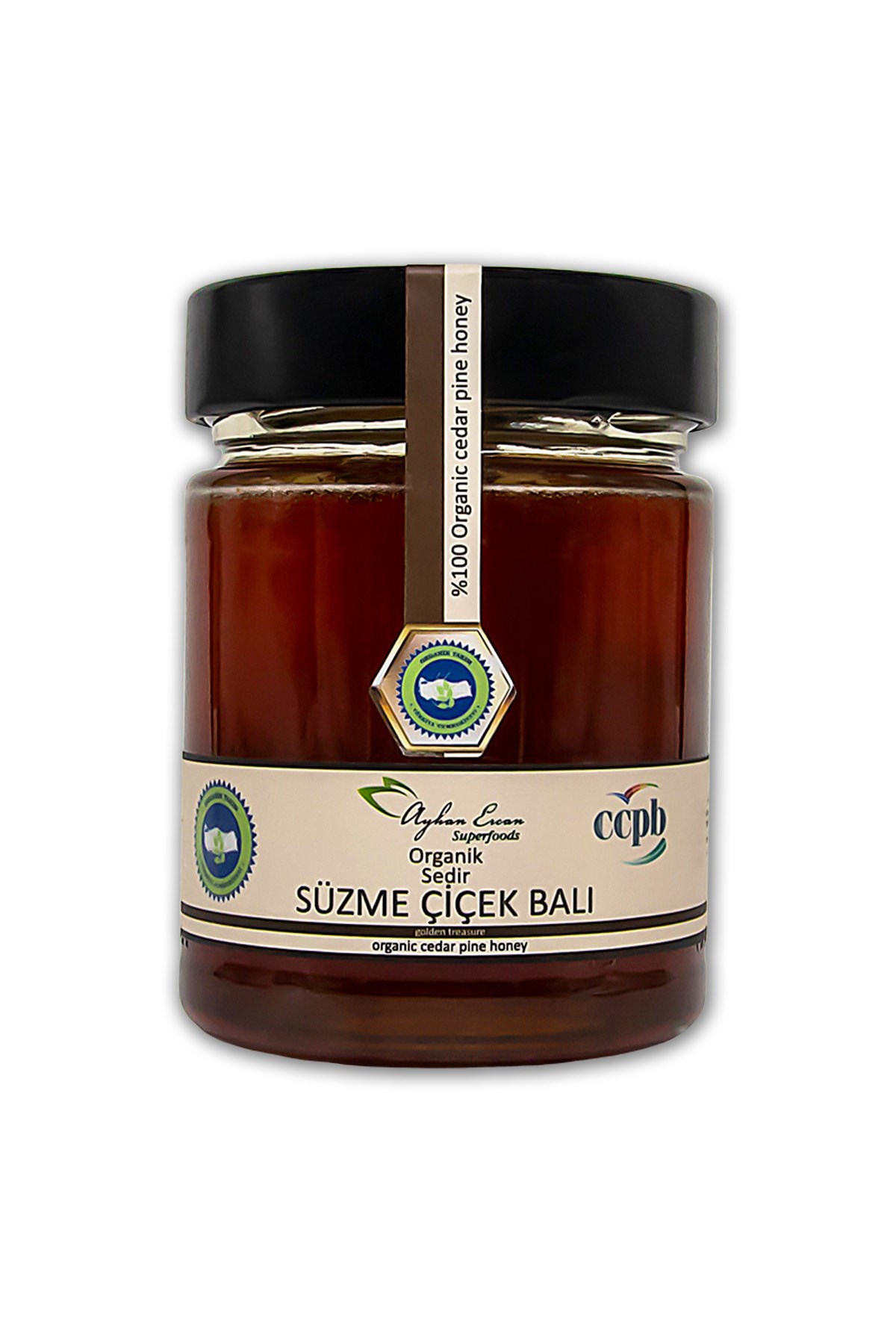 AYHAN ERCAN Superfoods Organik Sedir Süzme Çiçek Balı 350g