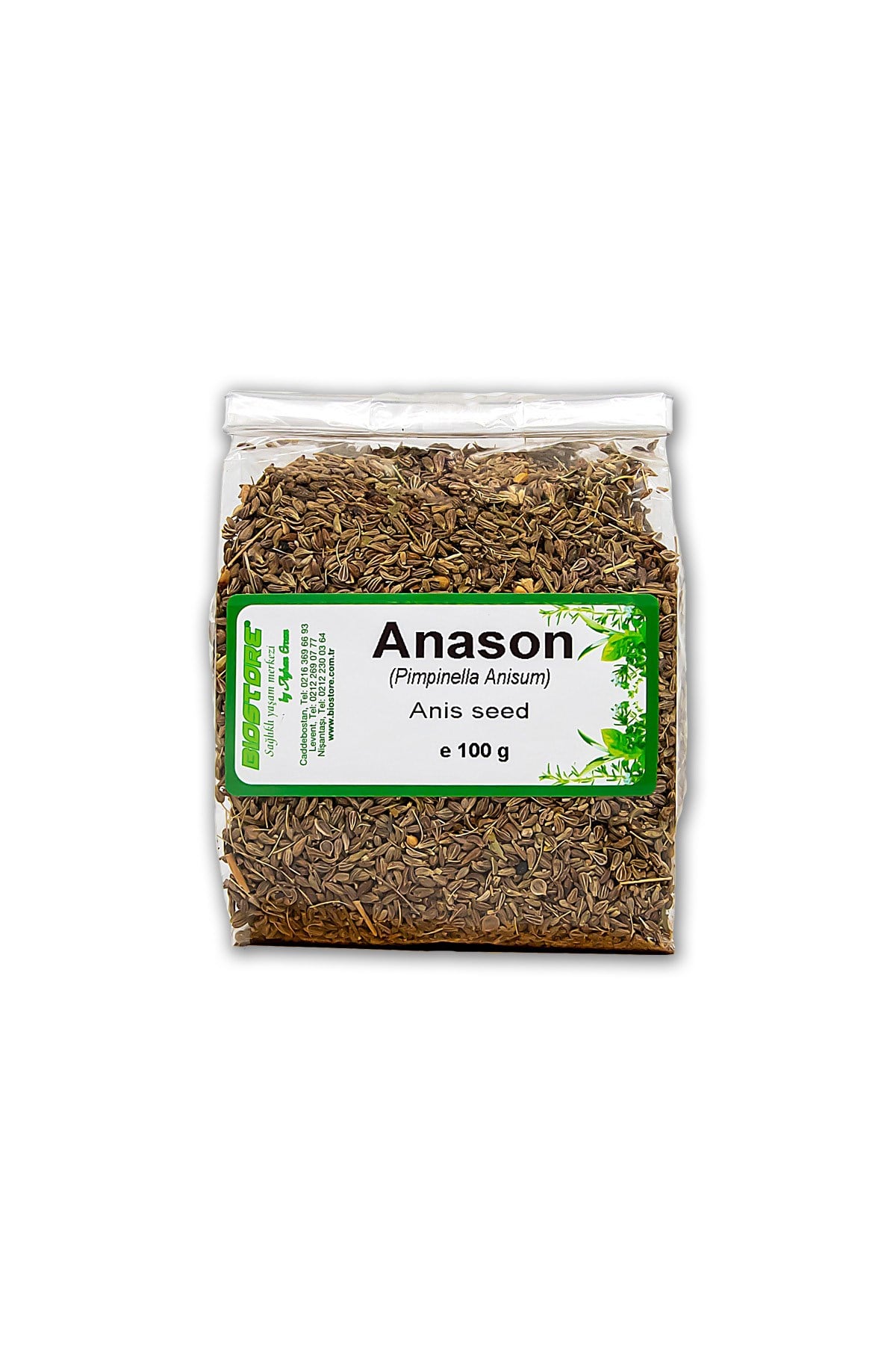 BioStore Anason Tohumu 100 G | Sindirim Destekleyici Doğal Ürün