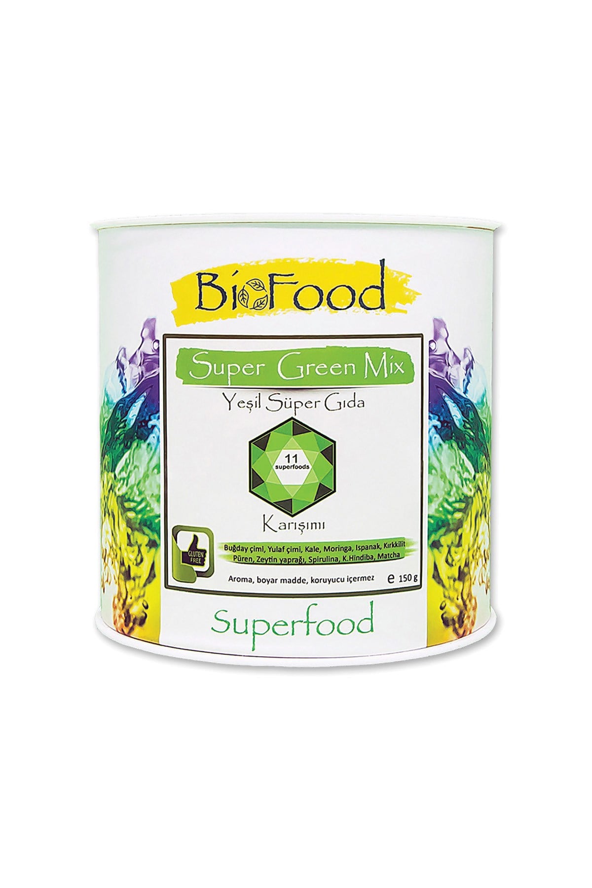 BioFood | Super Green Mix Glutensiz Yeşil Sebze Karışımı İçecek