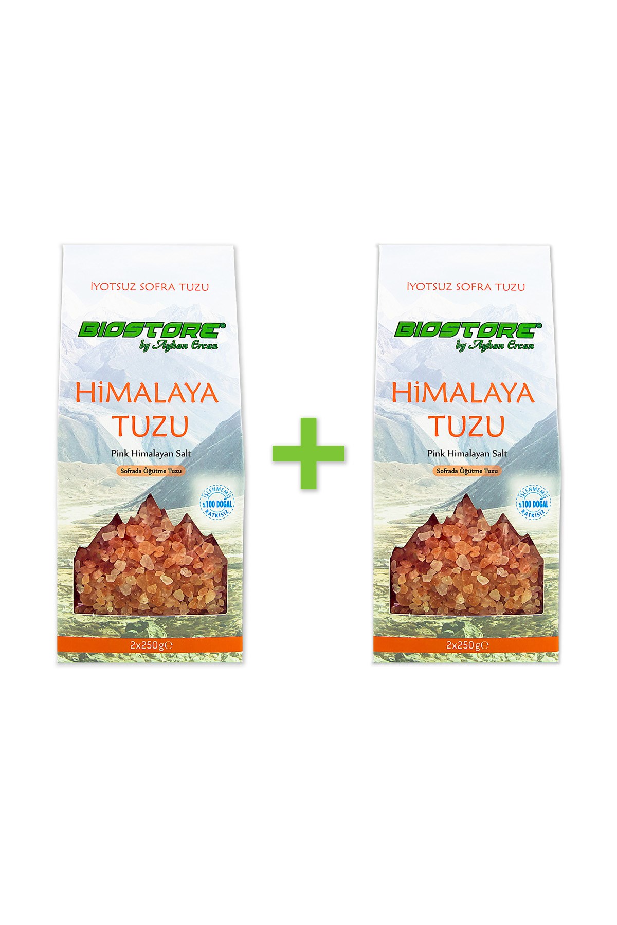 Biostore Himalaya Tuzu Sofrada Öğütme 500g x2