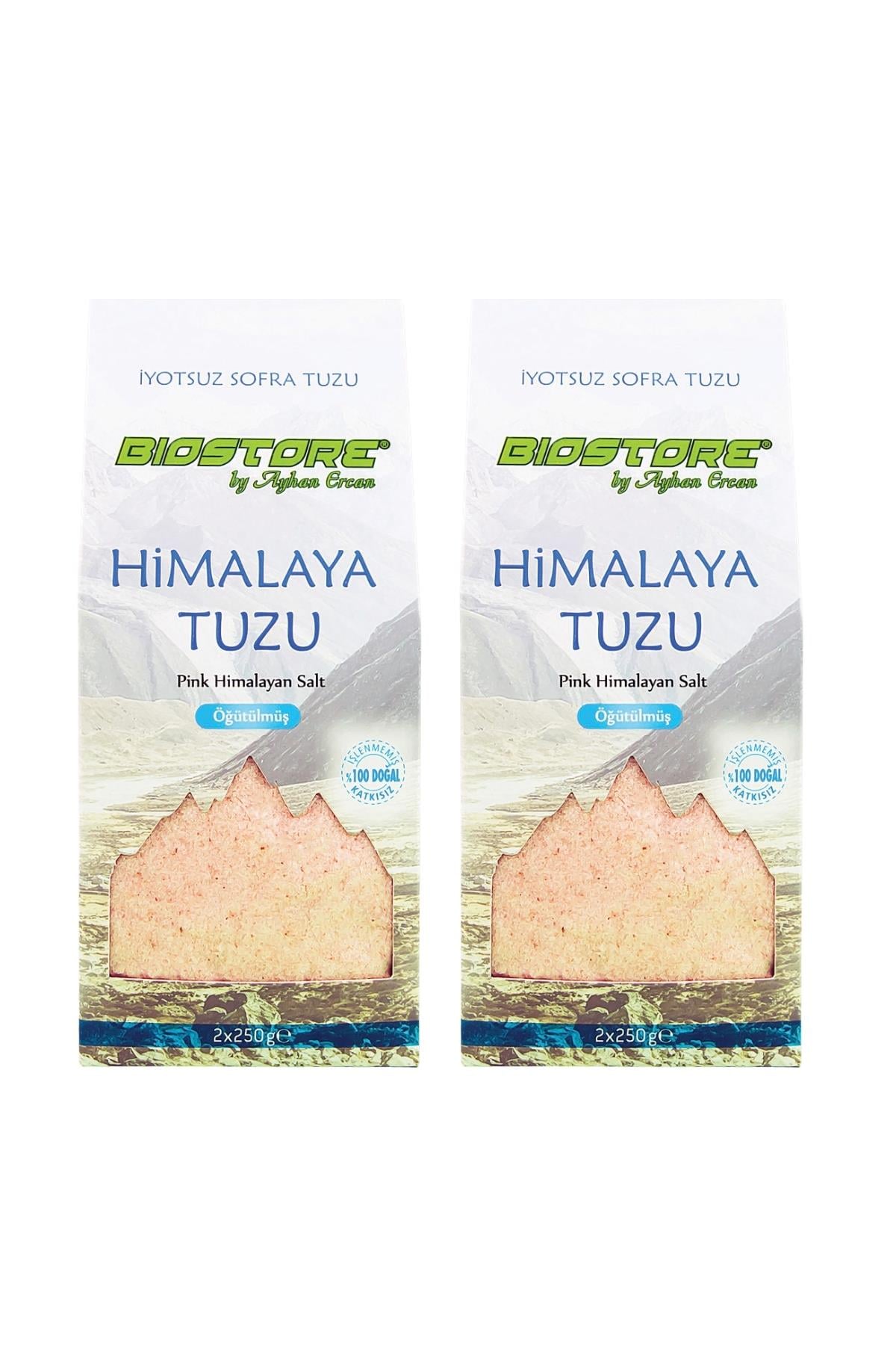 BioStore Öğütülmüş Himalaya Tuzu 500gx2 Adet 