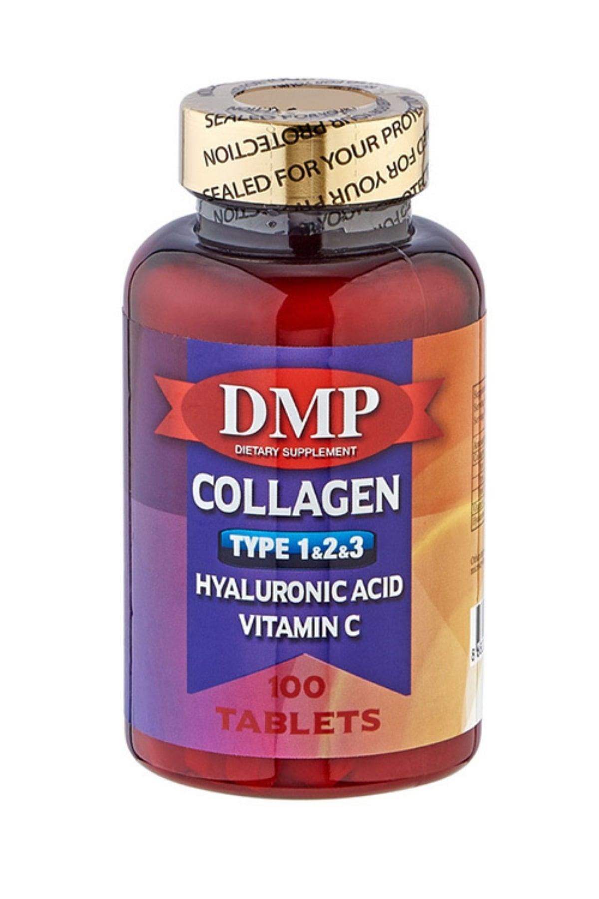 Collagen Type 1&2&3 Hyaluronic Acid Vitamin C 100 Tablet