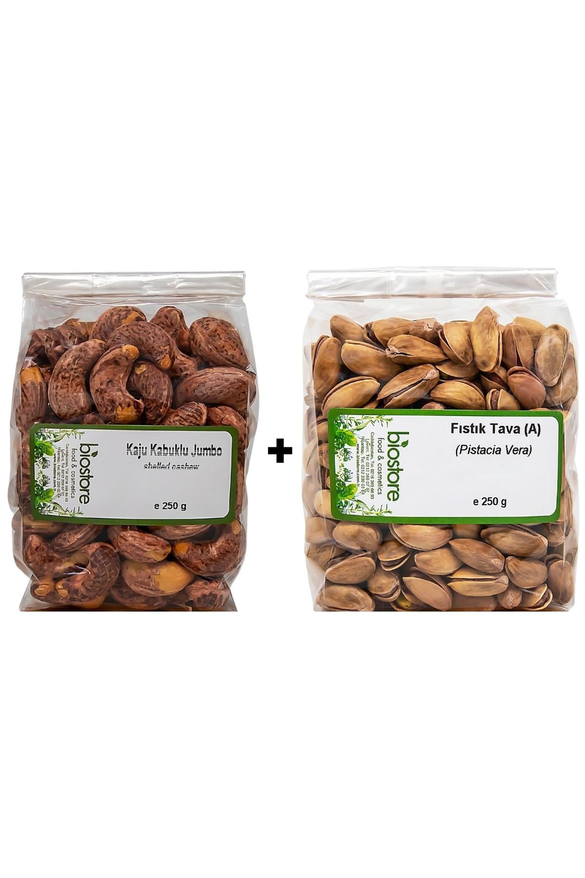 Efsane İkili (Kabuklu Kaju 250g - Fıstık Tava 250g)