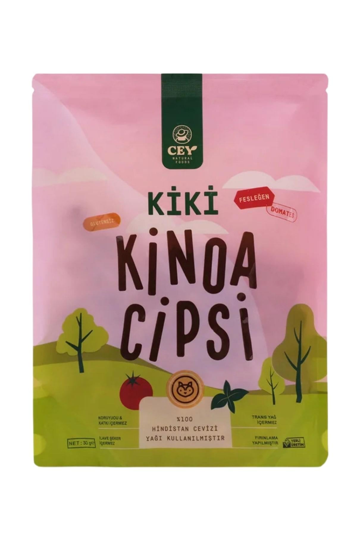 Kiki Domates Fesleğen Kinoa Cipsi 30 G