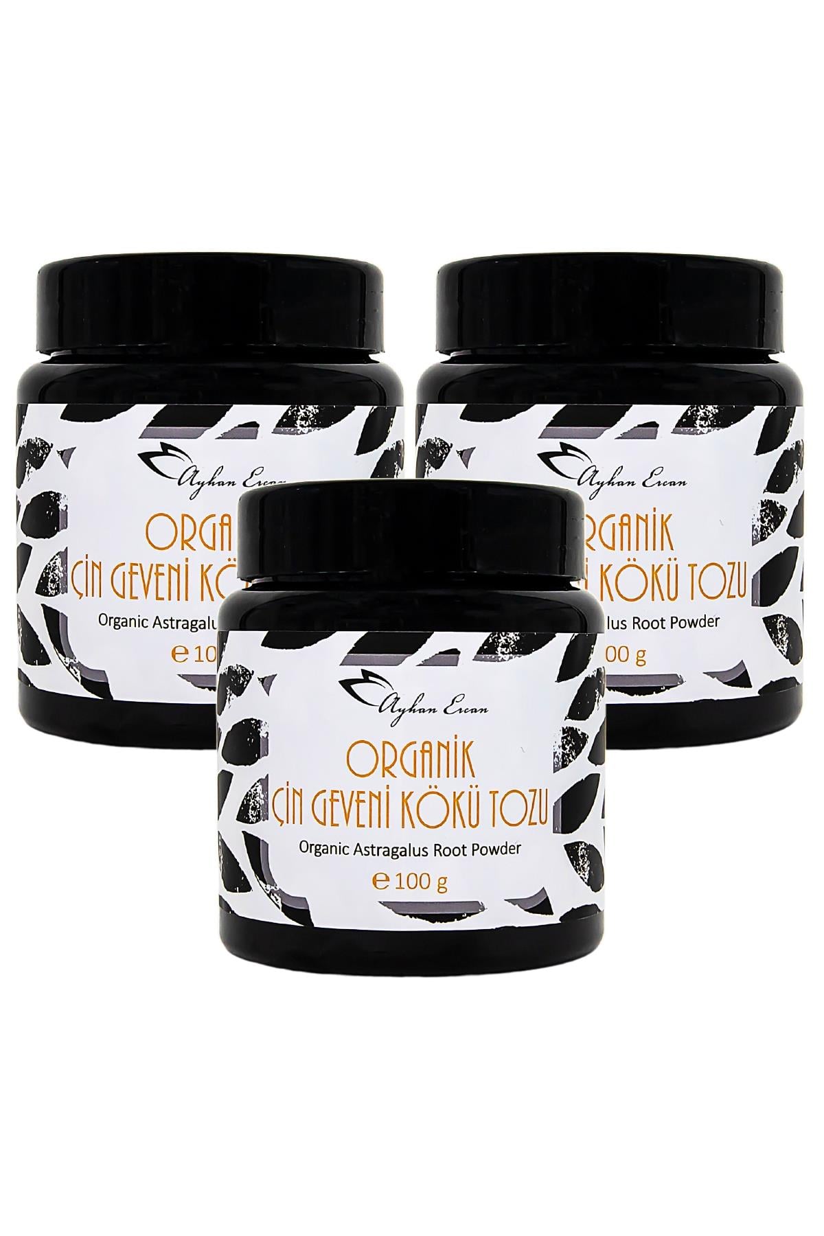 Organik Astragalus Root Çin Geveni Kökü Tozu 100 Gx3 Adet