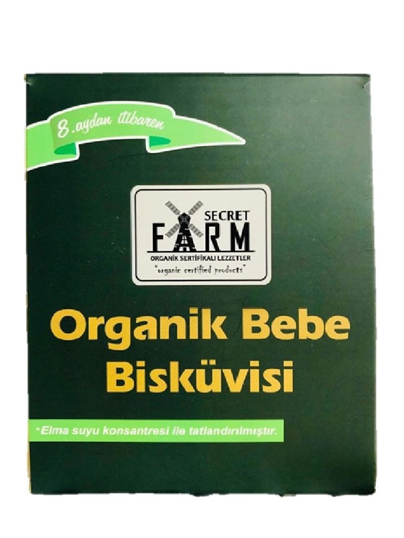 SECRET FARM Organik Bebe Bisküvisi 150gr