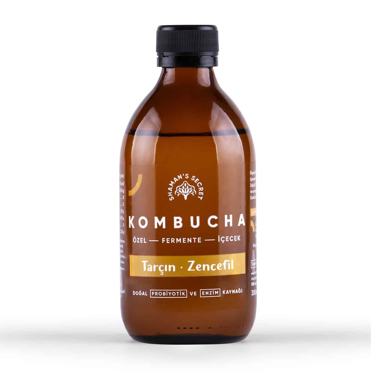 SHAMANS SECRET Kombucha Tarçın Zencefil 300ml
