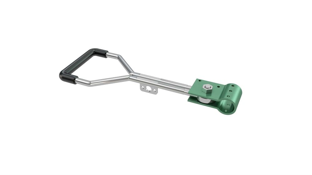 Kapı Kolu Yuvarlak Plastik Elcek Krom