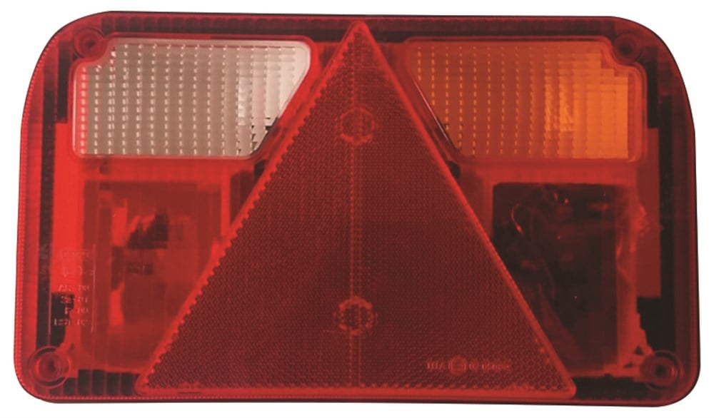 Stop Lamba E Belgeli Karavan 24*14 cm Üçgen Reflektörlü