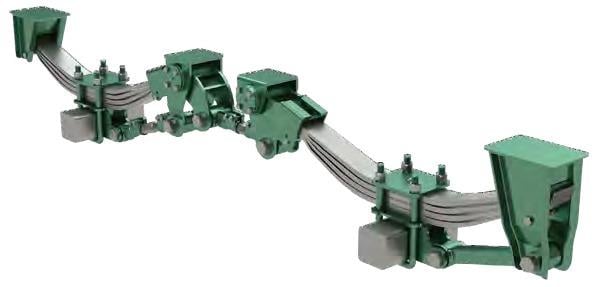 TANDEM MAKAS SİSTEMİ 24 TON - AYARLI MODEL PARABOLİK  4*100*20*1150 