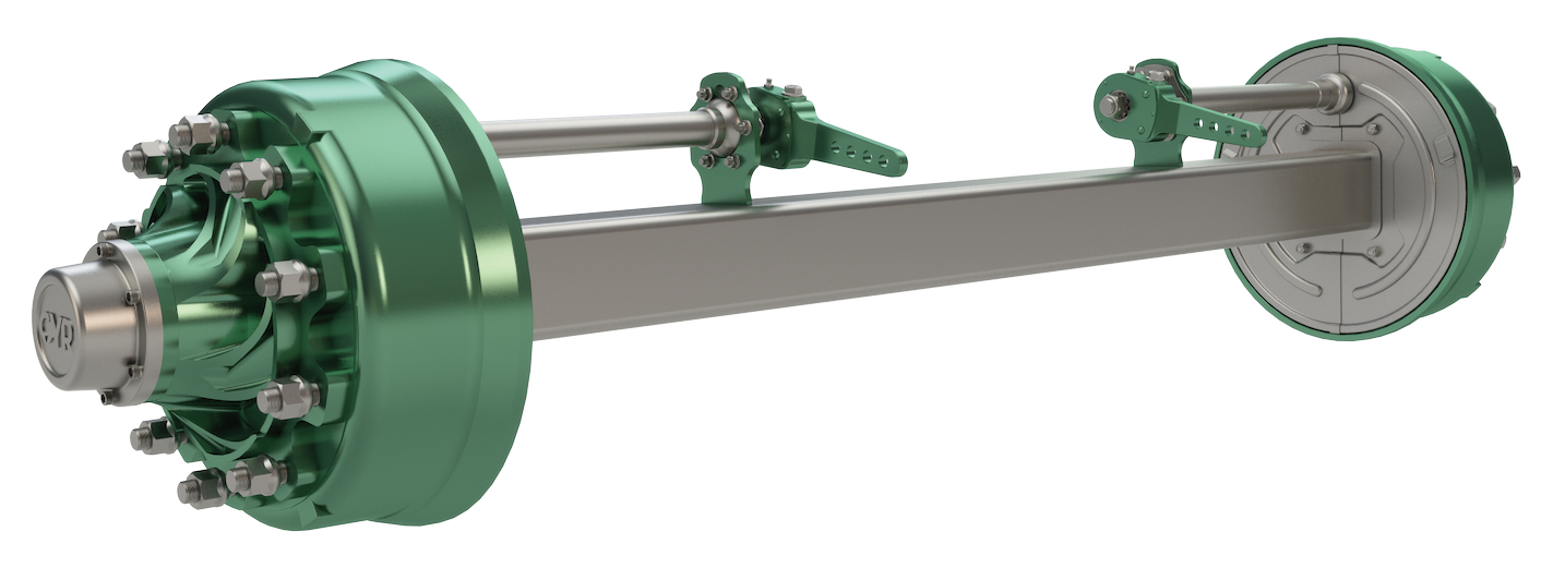Braked Axles 32213/32217-120 mm U-400x120 Brake-10 Bolt-Bolt Center 335 TSE-Track : 195 cm
