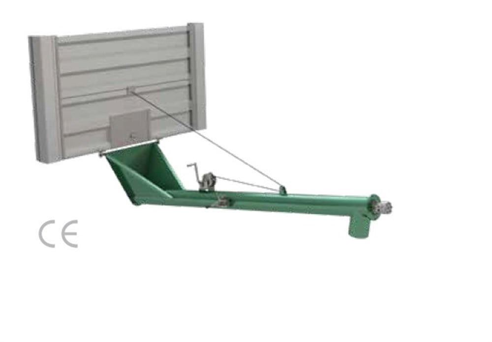 Helezon Havuzlu - Hidromotorlu - Kumanda Kollu - Frenli El Vinçli - 170 mm Galvaniz Boru