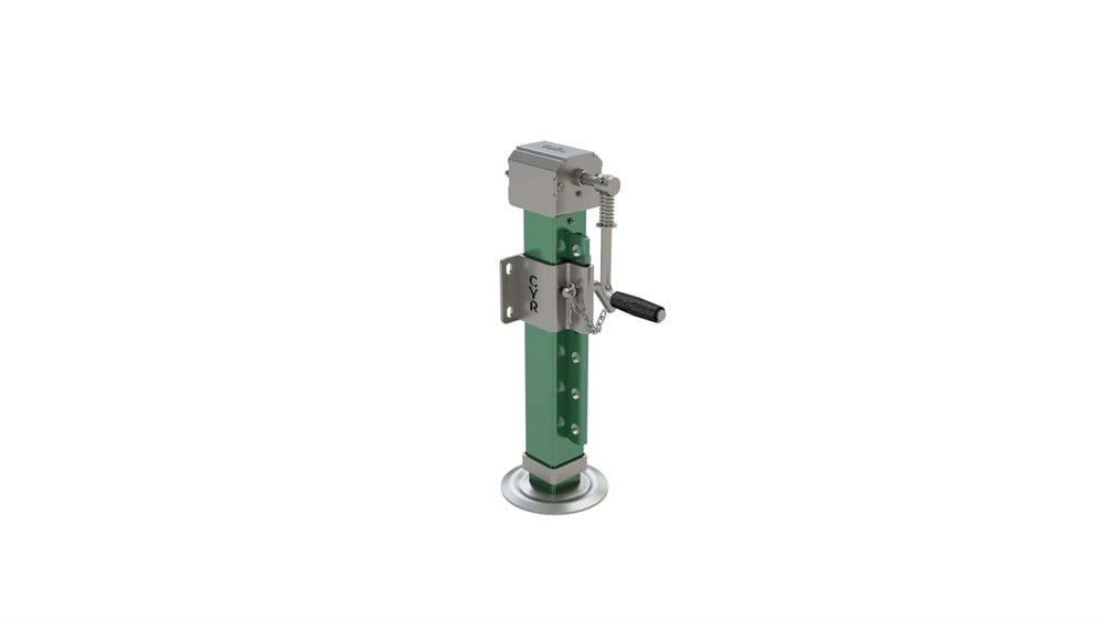 Adjustable Geared Parking Jack / Special Handle 80*80 mm Profile