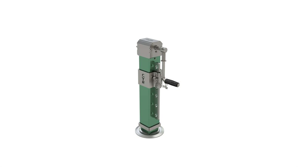 Adjustable Geared Big Parking Jack - Special Handle 100*100 mm Profile