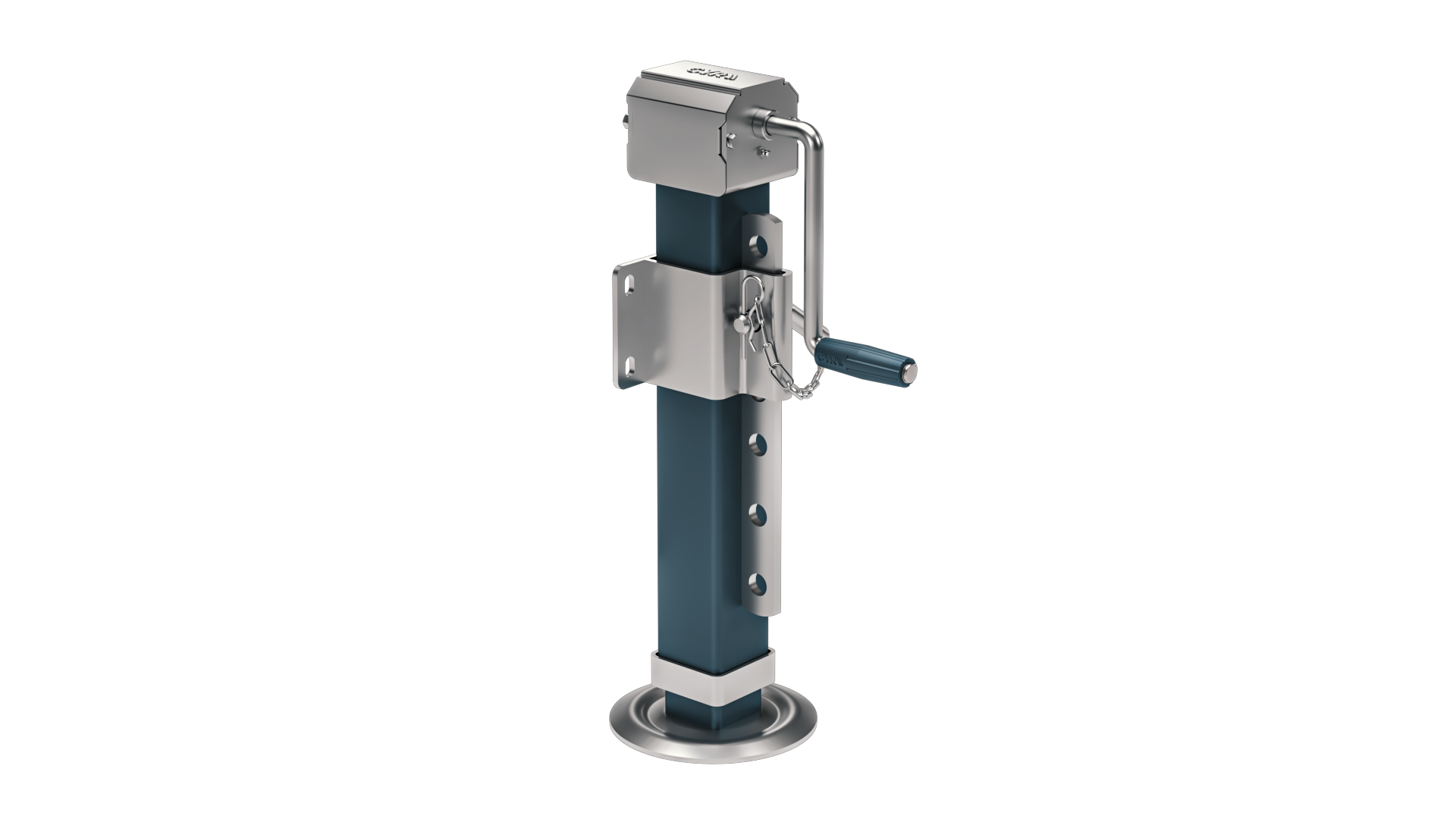 Adjustable Geared Parking Jack 80*80 mm Profile