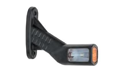 STOP LAMBA E BELGELİ BOYNUZ ORTA MODEL LED KIRMIZI 12/24 VOLT 25 cm. KABLOLU