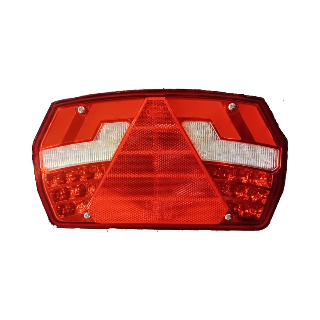 STOP LAMBA E BELGELİ LEDLİ  AMP ÇIKIŞ ORTASI ÜÇGEN STOP KAYARLI 135*245 