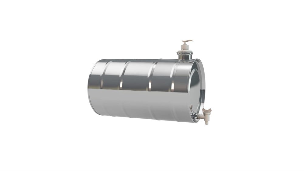 Water Tank / Galvanized 35 LT 28*60 cm