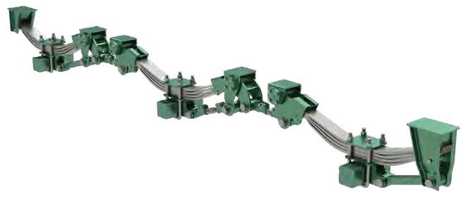 TRİDEM MAKAS SİSTEMİ 36 TON-AYARLI MODEL PARABOLİK 4*100*20*1150