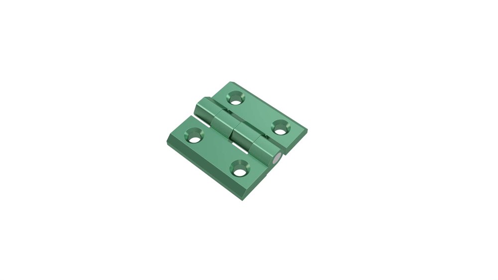 Yaprak Menteşe 5 cm Zamak - Parlak