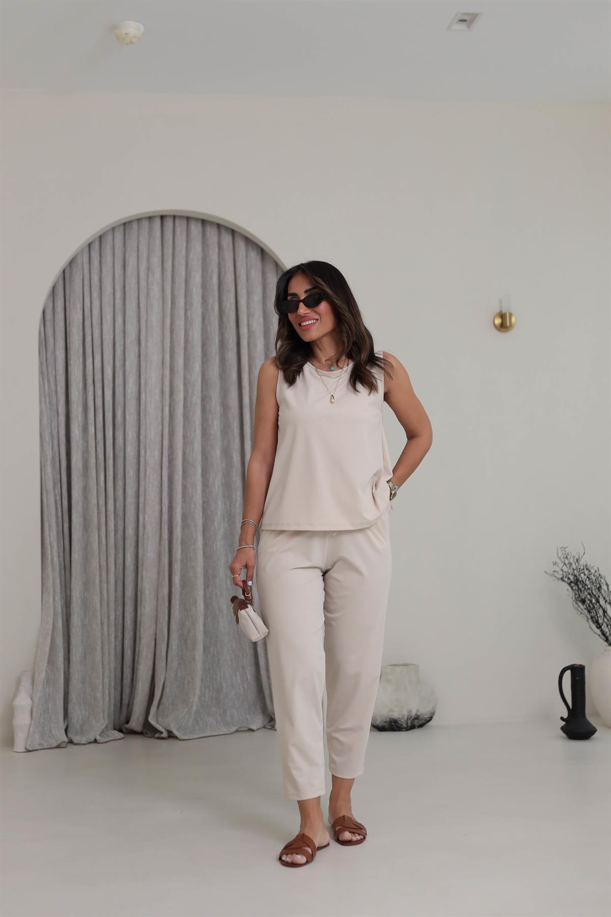 4747 Sıfır Kol Pike Modal Takım TAŞ