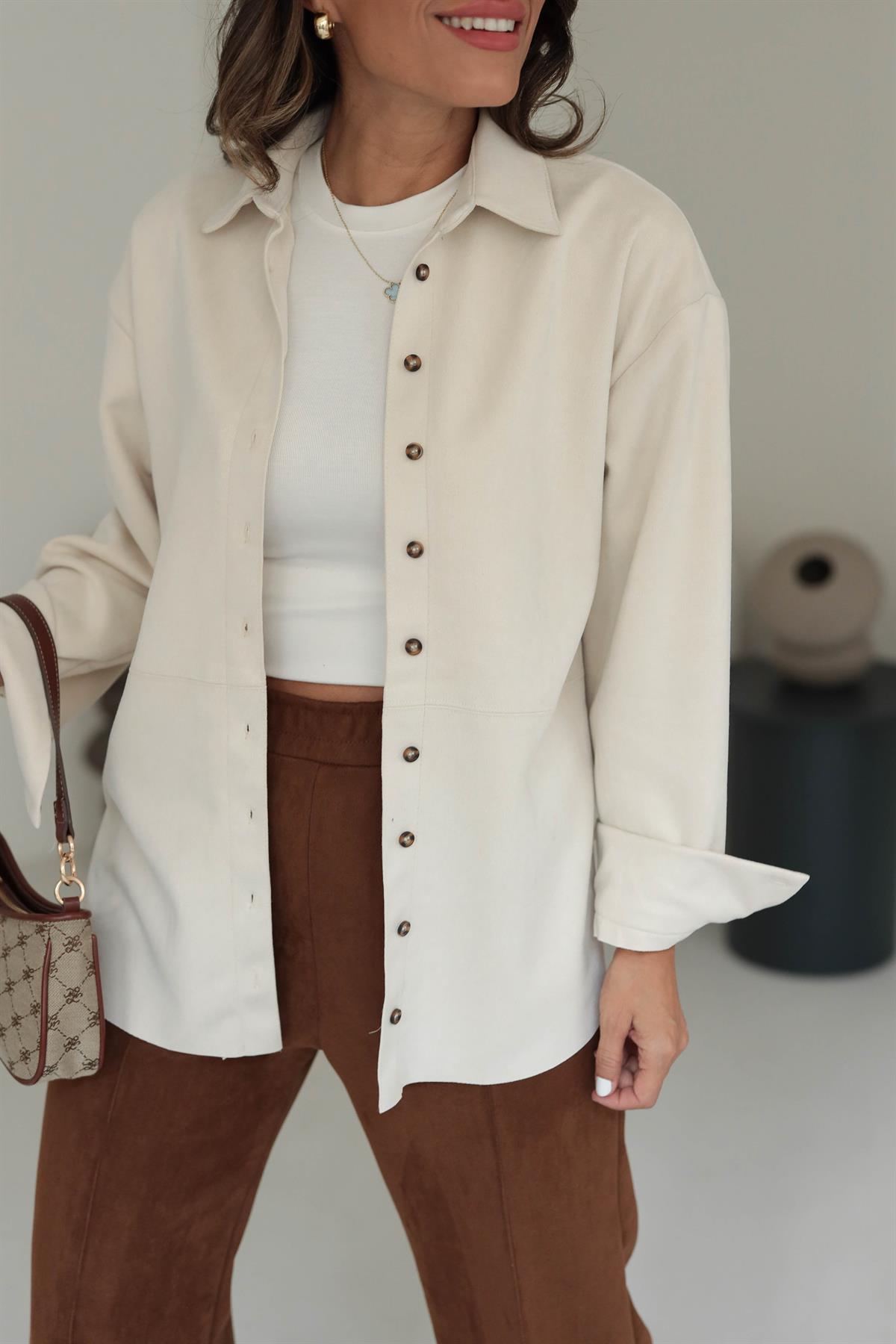 6557 Nubuk Gömlek TAŞ