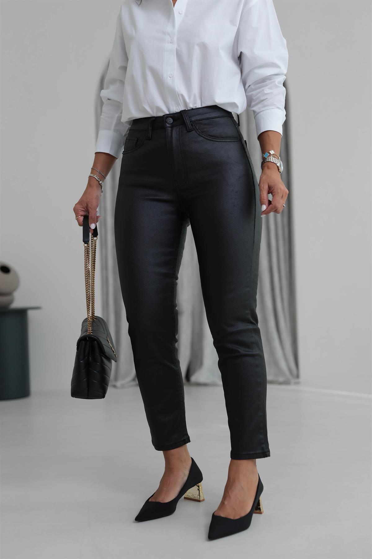 ZA Mumlu Pantolon SİYAH