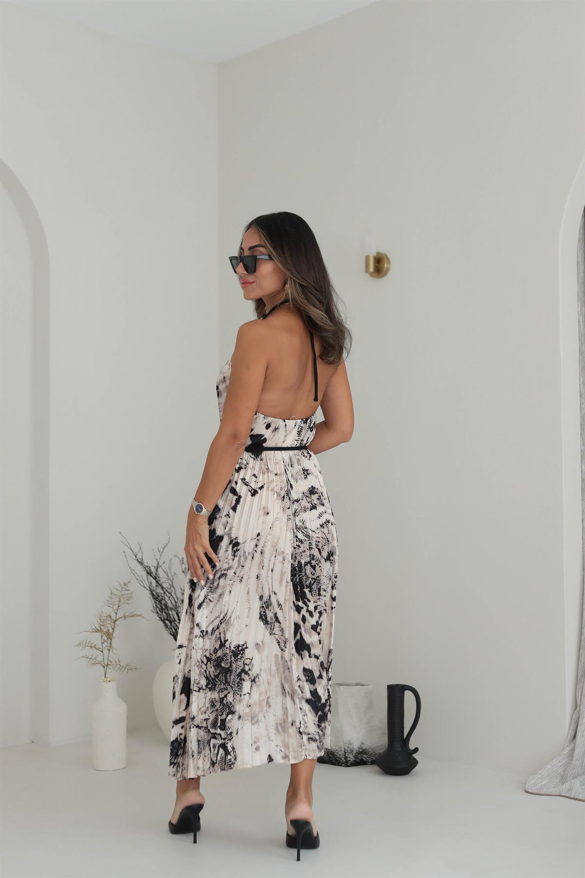 Desenli Pilili Orj Elbise