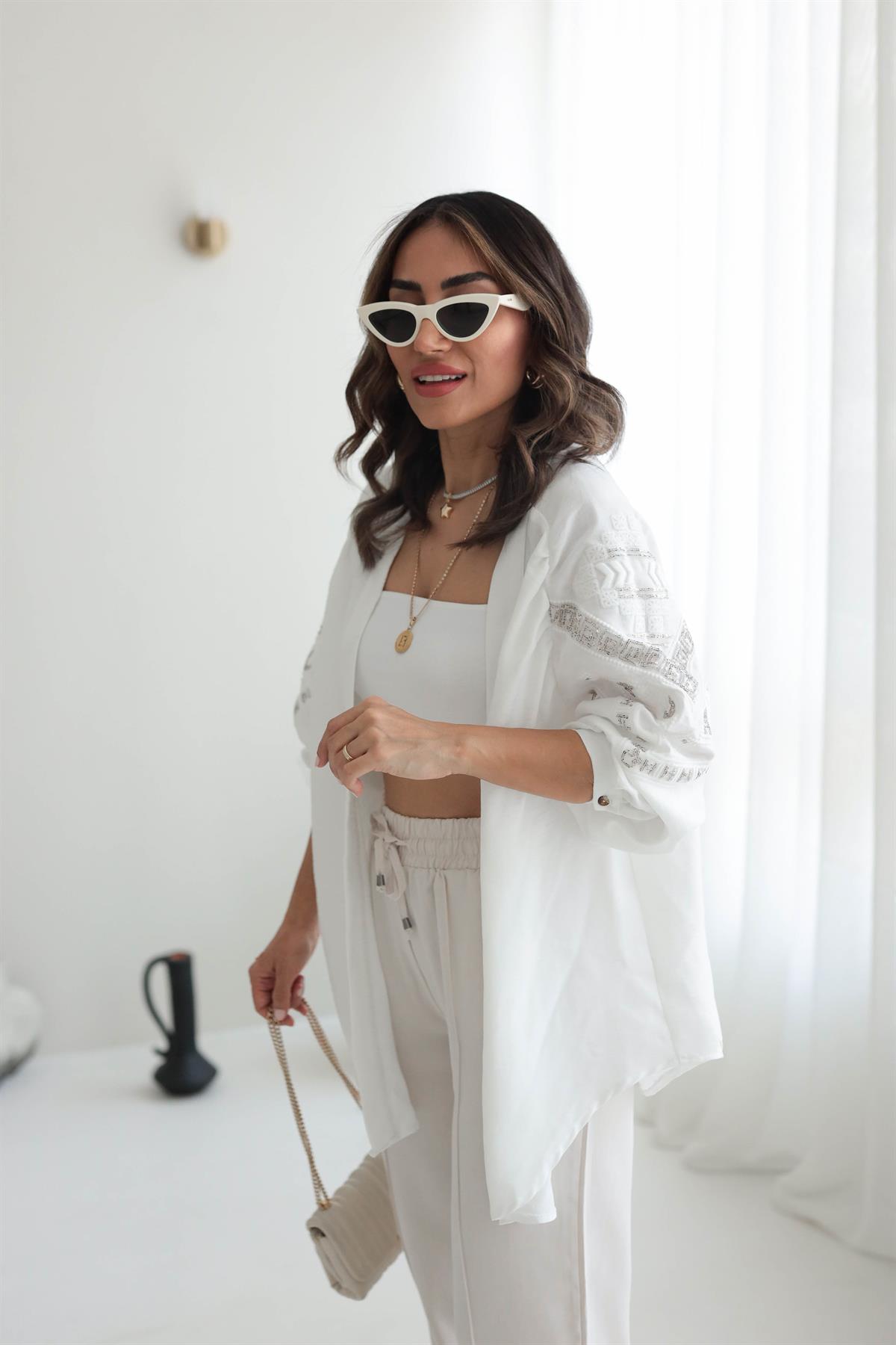 5721 Pul Detaylı Kimono