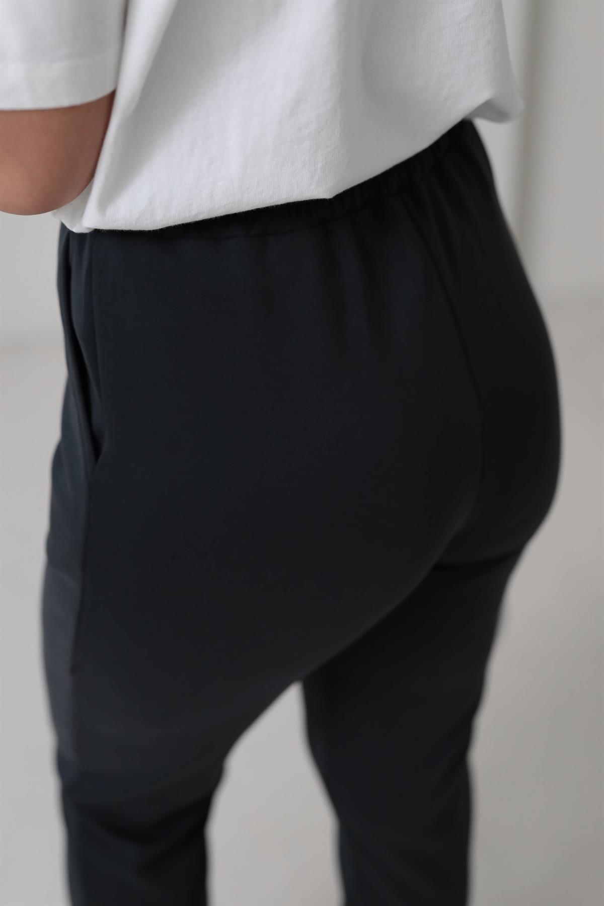 5714 Modal Kumaş Jogger Pantolon ANTRASİT