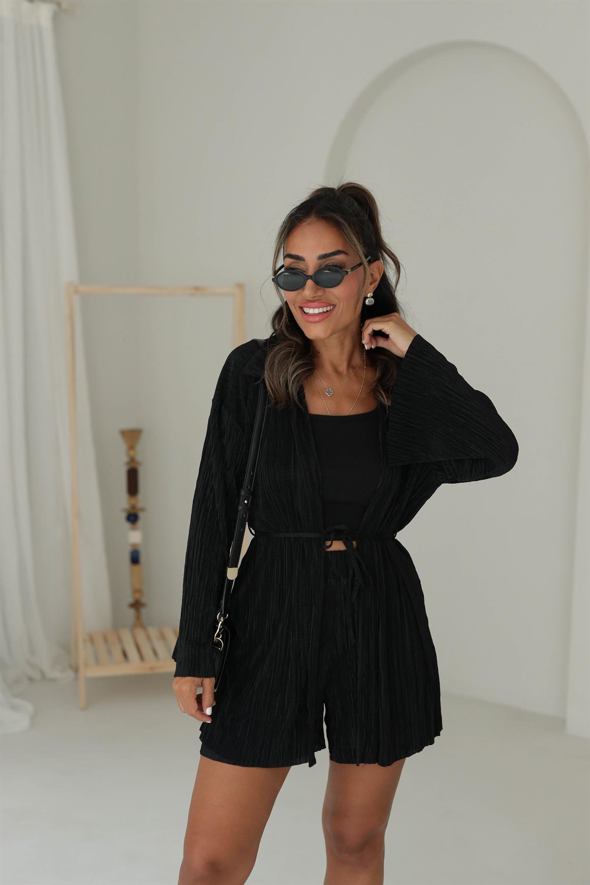 8452 Kimono Şortlu Takım