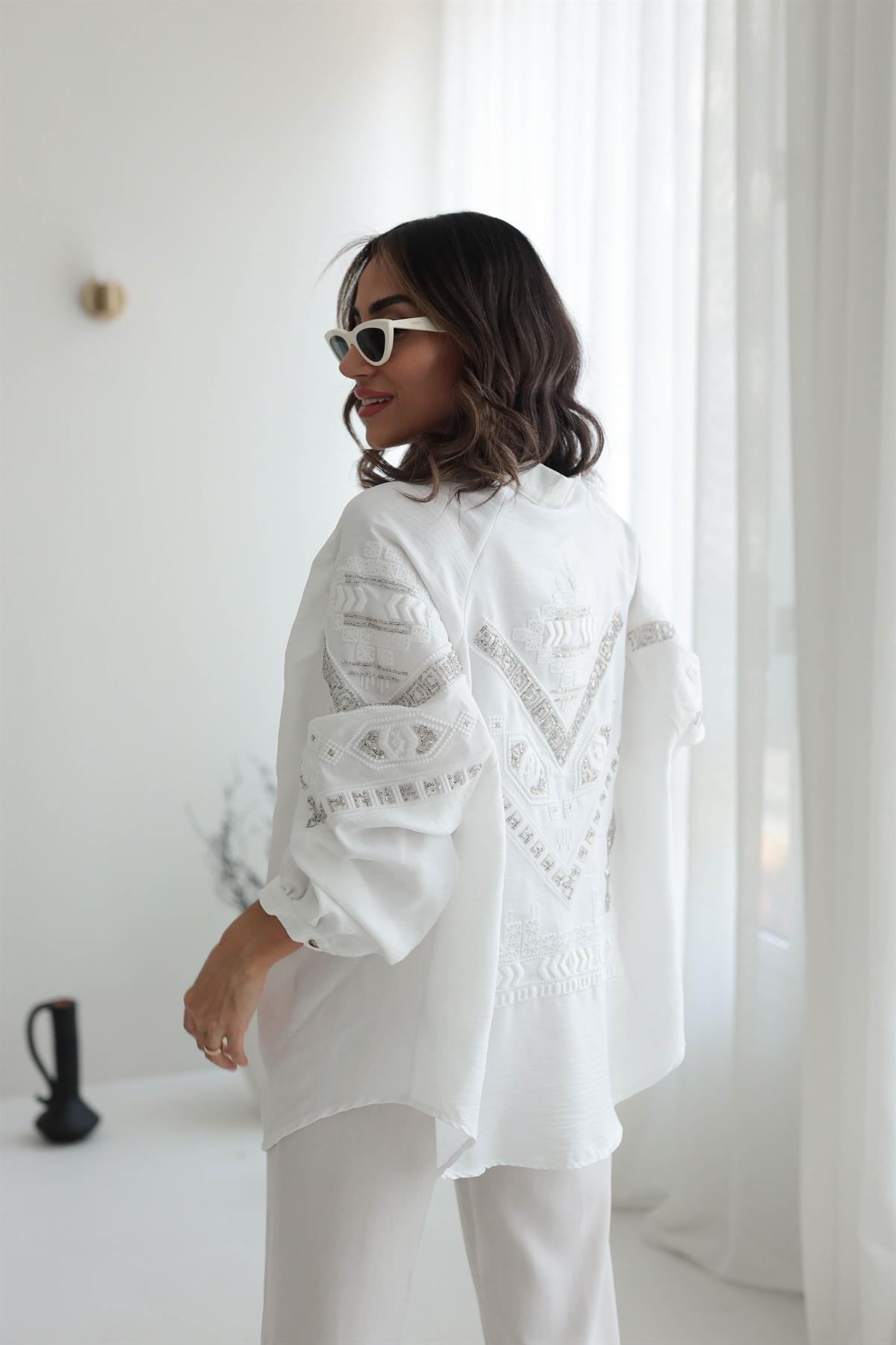 5721 Pul Detaylı Kimono