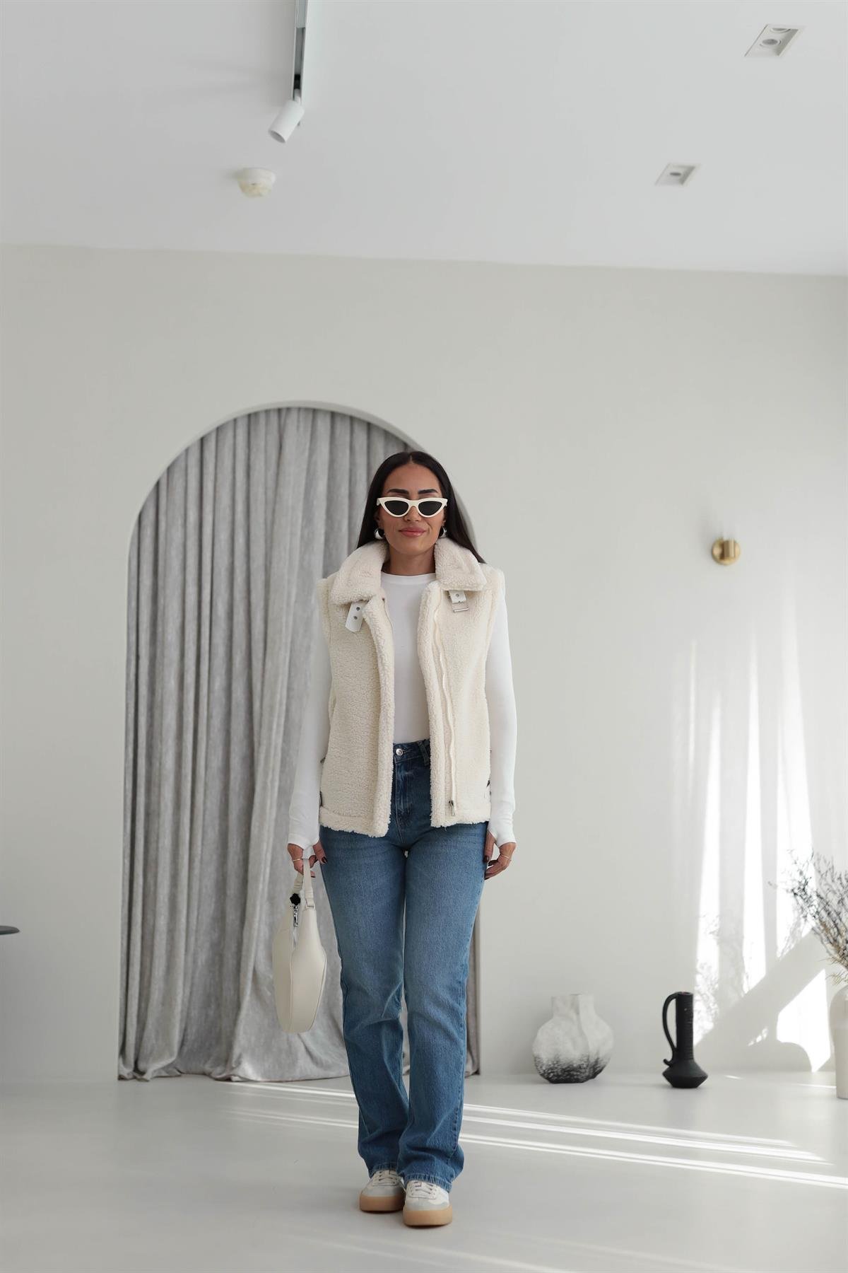 Za Likralı Straight Fit Jean AÇIK MAVİ