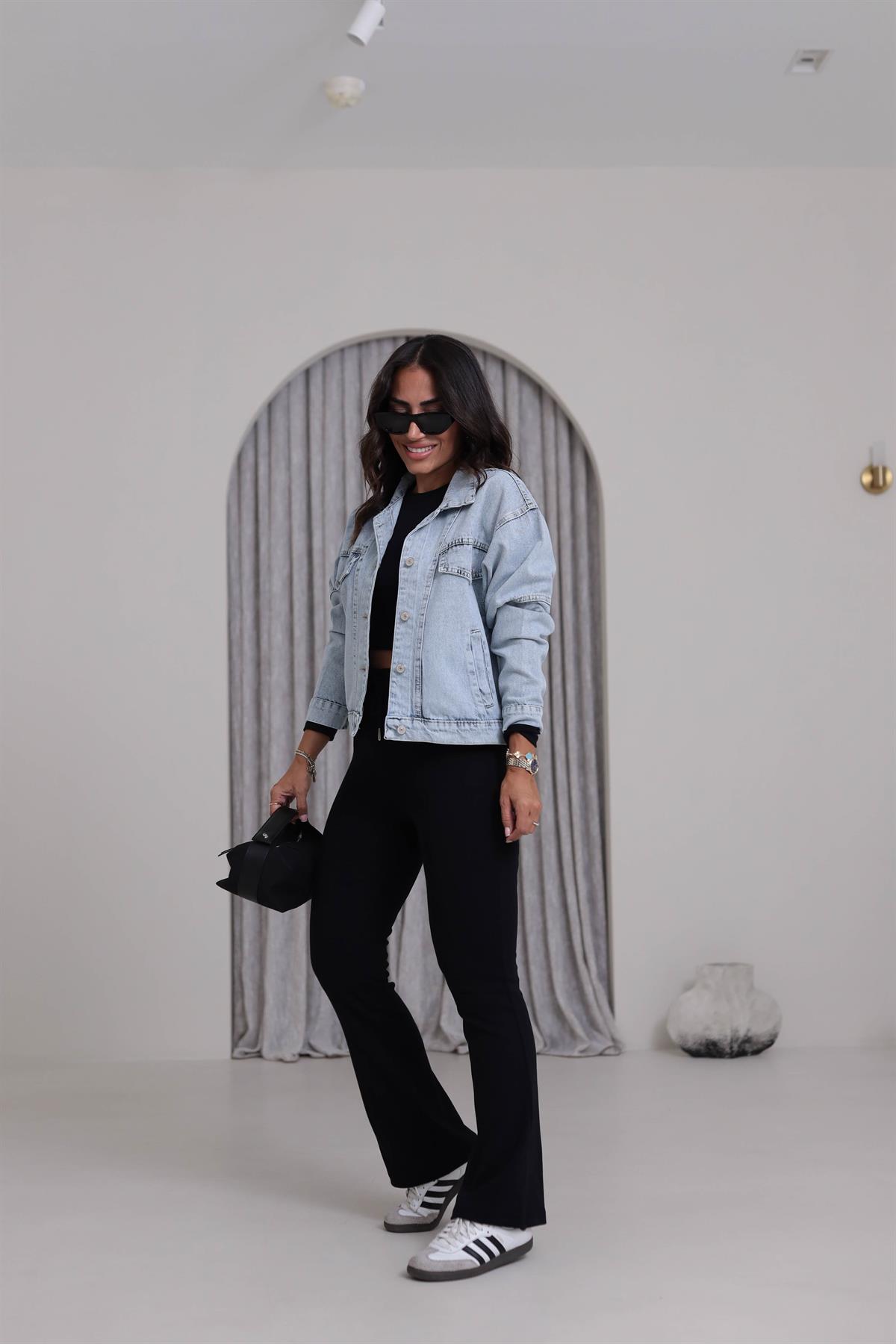 3630 Flota Cepli Kot Ceket BUZ MAVİ