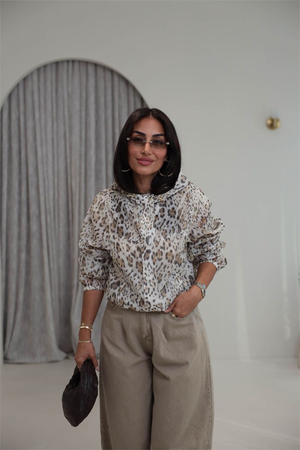 9069 Leopar Desen Mevsimlik Bomber LEOPAR
