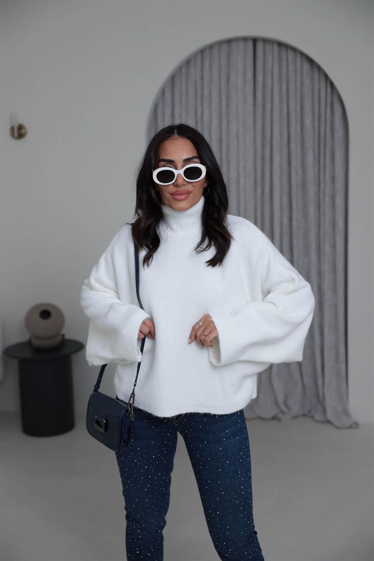 0817  Yarasa Kol Yarım Balıkçı Kazak EKRU