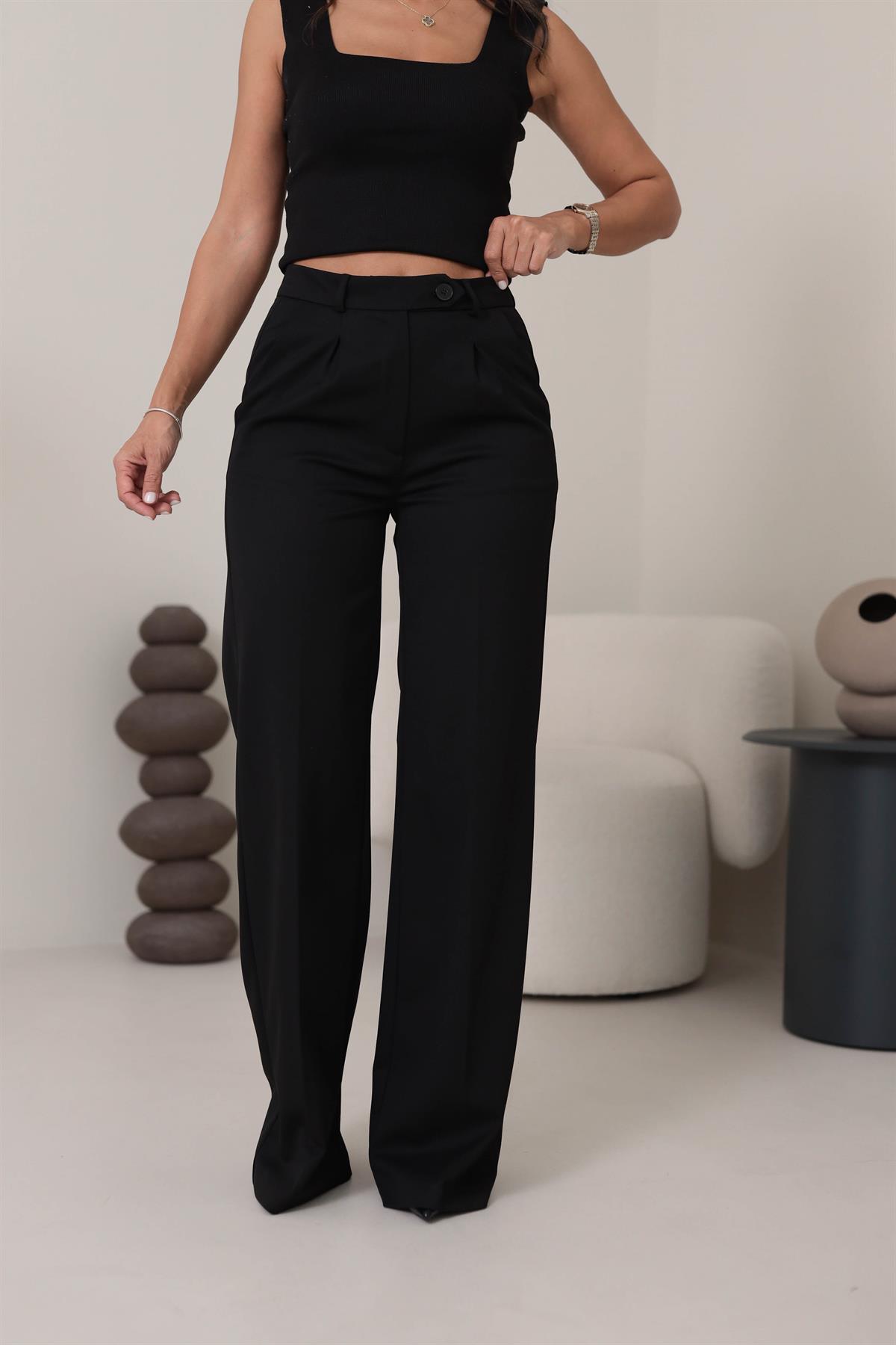 5140 Geniş Paça Kumaş Pantolon