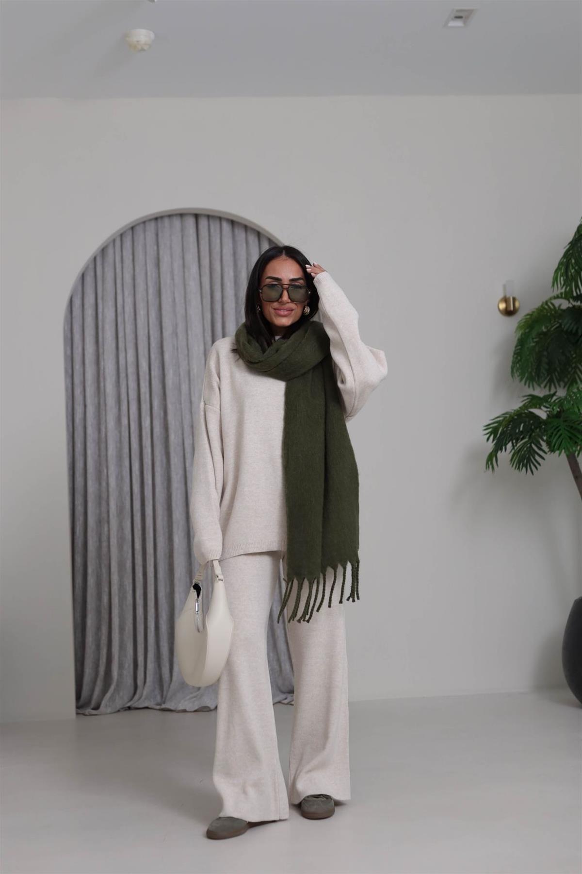 0316 Düz Basic Triko Takım TAŞ